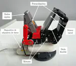 Diseño de una pinza subactuada híbrida soft-rigid con sensores hápticos para interacción física segura robot-humano